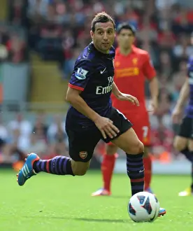 Santi Cazorla: Arsenal Star in Action against Liverpool (2012-13)