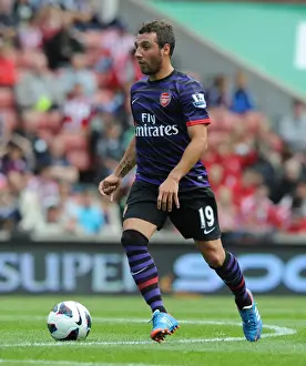 Stoke City V Arsenal 2012-13 Prints: Santi Cazorla: Arsenal Star Shines at Britannia Stadium (Stoke City v Arsenal 2012-13)