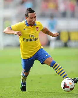 Arsenal V Manchester City Pre Season 2013-14 Prints: Santi Cazorla: Arsenal Star Shines in Pre-Season Clash Against Manchester City