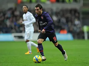 Swansea V Arsenal - FA Cup 3rd Rd 2012-13 Prints: Santi Cazorla: Arsenal Star Shines in Swansea FA Cup Clash (2012-13)