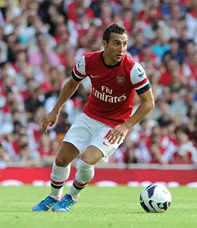Arsenal V Sunderland 2012-13 Prints: Santi Cazorla: Arsenal's Dazzling Midfield Maestro in Action (2012-13)