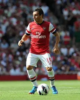 Santi Cazorla: Arsenal's Dazzling Midfield Maestro in Action against Sunderland, Premier League 2012-13