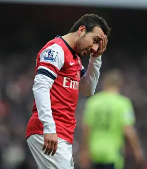 Arsenal V Aston Villa - 2012-13 Prints: Santi Cazorla: Arsenal's Magic Moments against Aston Villa, Premier League 2012-13