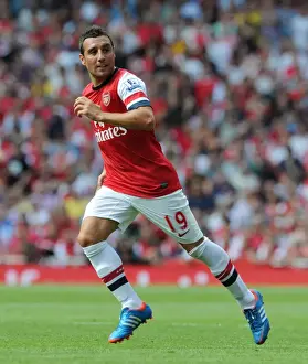 Santi Cazorla: Arsenal's Midfield Maestro in Action Against Sunderland, Premier League 2012-13