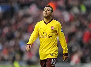 Sunderland V Arsenal 2012-13 Prints: Santi Cazorla: Arsenal's Midfield Maestro Dazzles in Victory over Sunderland