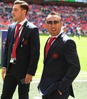 Images Dated 6th August 2017: Santi Cazorla: Arsenal's Star Ahead of FA Community Shield Clash with Chelsea