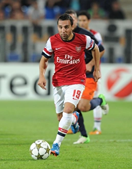 Montpellier V Arsenal 2012-13 Prints: Santi Cazorla: Montpellier v Arsenal, 2012-13 UEFA Champions League