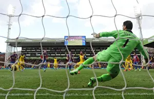 Crystal Palace V Arsenal 2014-15 Prints: Santi Cazorla Scores First Goal for Arsenal in Premier League 2014-15: Penalty Against Crystal Palace