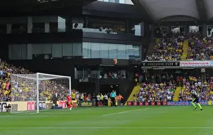 Watford V Arsenal 2016-17 Prints: Santi Cazorla Scores First Goal: Arsenal Wins Over Watford (2016-17)