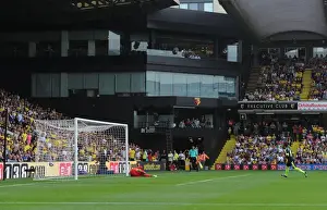 Watford V Arsenal 2016-17 Prints: Santi Cazorla Scores First Goal: Arsenal's Triumph over Watford (2016-17)