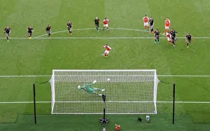 Arsenal V Southampton 2016-17 Prints: Santi Cazorla Scores Penalty Goal: Arsenal vs Southampton (2016-17)