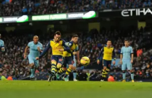 Santi Cazorla Scores Penalty: Manchester City vs Arsenal, Premier League 2014-15