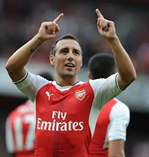 Santi Cazorla Scores His Second Goal: Arsenal vs Southampton (2016-17)
