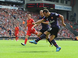 Santi Cazorla Scores the Second: Liverpool vs. Arsenal, Premier League 2012-13