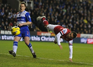 Reading V Arsenal 2012-13 Prints: Santi Cazorla Scores the Second: Reading vs. Arsenal, Premier League 2012-13