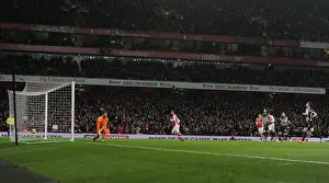 Arsenal V Newcastle United 2014/15 Prints: Santi Cazorla's Epic Chip: Arsenal's Unforgettable Goal Against Newcastle United (2014/15)