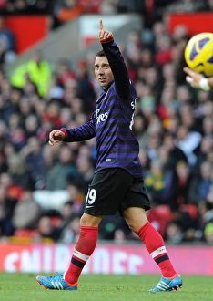Manchester United V Arsenal 2012-13 Prints: Santi Cazorla's Epic Goal