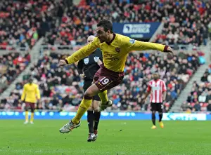 Sunderland V Arsenal 2012-13 Prints: Santi Cazorla's Goal: Arsenal's Premier League Triumph over Sunderland (2012-13)
