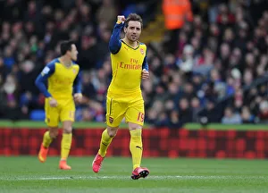 Santi Cazorla's Goal: Crystal Palace vs. Arsenal, Premier League 2014-15
