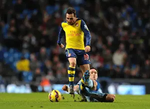 Manchester City V Arsenal 2014-15 Prints: Santi Cazorla's Premier League Masterclass: Outsmarting Frank Lampard, 2014-15