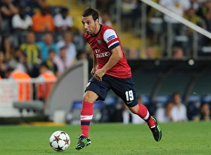 Fenerbahce V Arsenal 2013-14 Prints: Santi Cazorla's Unforgettable Performance