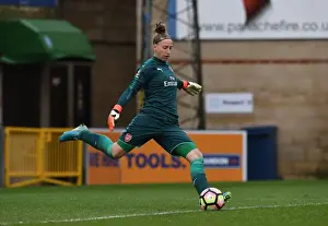 Sari Van Veenendaal in Action: Arsenal Women's Super League Clash Against Reading FC