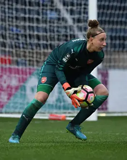 Sari Van Veenendaal in Action: Arsenal Women's Super League Victory over Reading FC