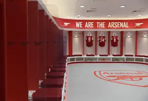 Arsenal V Sevilla - Emirates Cup 2022 Prints: Behind the Scenes: Arsenal Changing Room Before Arsenal vs Sevilla - Emirates Cup 2022