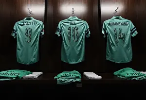 Arsenal V PSG Pre Season Friendly 2018-19 Prints: Behind the Scenes: Arsenal Changing Room before the International Champions Cup Showdown against Paris Saint-Germain