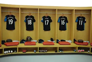 Behind the Scenes: Arsenal Football Club Changing Room before the Emiras Cup Match against Boca Juniors