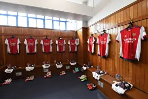 Glasgow Rangers V Arsenal 2021-22 Prints: Behind the Scenes: Arsenal's Changing Room Before a Pre-Season Match at Ibrox Stadium