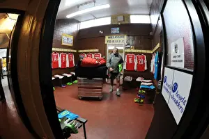 Sutton United V Arsenal 2016-17 Prints: Behind the Scenes: Arsenal's Fifth Round Preparations at Sutton United's Changing Room