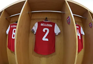 Arsenal V Nottingham Forest Carabao Cup 3rd Rd 2019-20 Prints: Behind the Scenes