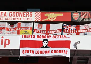 Sea of Flags: Arsenal vs West Ham United, Emirates Stadium, Premier League 2020-21