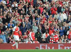 Arsenal V Manchester United 2015/16 Prints: Sea of Passion: Arsenal vs Manchester United at Emirates Stadium, Premier League 2015/16