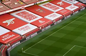 Sea of Red: Arsenal's Emirates Stadium Engulfed in Team Colors vs. West Ham United