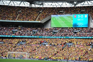 Sea of Red and White: Arsenal Fans at the 2015 FA Cup Final vs. Aston Villa, London