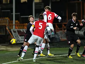 Arsenal U19 V Athletico Bilbao U19 - NextGen Prints: Sead Hajrovic Scores First Goal: Arsenal U19 vs Athletico Bilbao U19 - NextGen Series