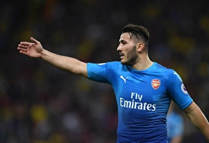 Sead Kolasinac in Action: Arsenal vs. Watford, Premier League 2017-18