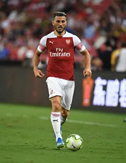 Arsenal V Atletico Madrid 2018-19 Prints: Sead Kolasinac in Action: Arsenal vs. Atletico Madrid, International Champions Cup 2018