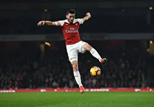 Arsenal V Bournemouth 2018-19 Prints: Sead Kolasinac in Action: Arsenal vs. AFC Bournemouth, Premier League 2018-19