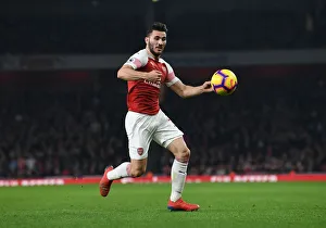 Arsenal V Bournemouth 2018-19 Prints: Sead Kolasinac in Action: Arsenal vs. AFC Bournemouth, Premier League 2018-19