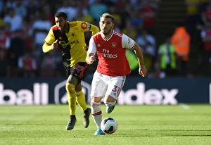 Watford V Arsenal 2019-20 Prints: Sead Kolasinac in Action: Arsenal vs. Watford (2019-20)