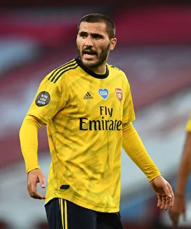 Aston Villa V Arsenal 2019-20 Prints: Sead Kolasinac in Action: Arsenal vs. Aston Villa, Premier League 2019-20