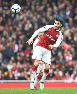 Arsenal V Southampton 2017-18 Prints: Sead Kolasinac in Action: Arsenal vs Southampton, Premier League 2017-18