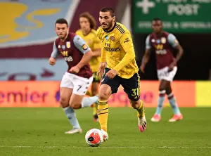 Sead Kolasinac in Action: Arsenal's Defensive Force Against Aston Villa, Premier League 2019-2020