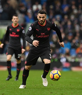 Sead Kolasinac in Action: Brighton & Hove Albion vs. Arsenal, Premier League 2017-18