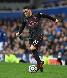 Sead Kolasinac in Action: Everton vs. Arsenal, Premier League 2017-18