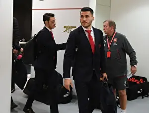 Sead Kolasinac: Arsenal Changing Room Moment before Arsenal vs Huddersfield Town, Premier League 2017-18
