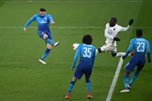 Arsenal V Östersunds FK 2017-18 Prints: Sead Kolasinac Scores for Arsenal against Östersunds FK in Europa League